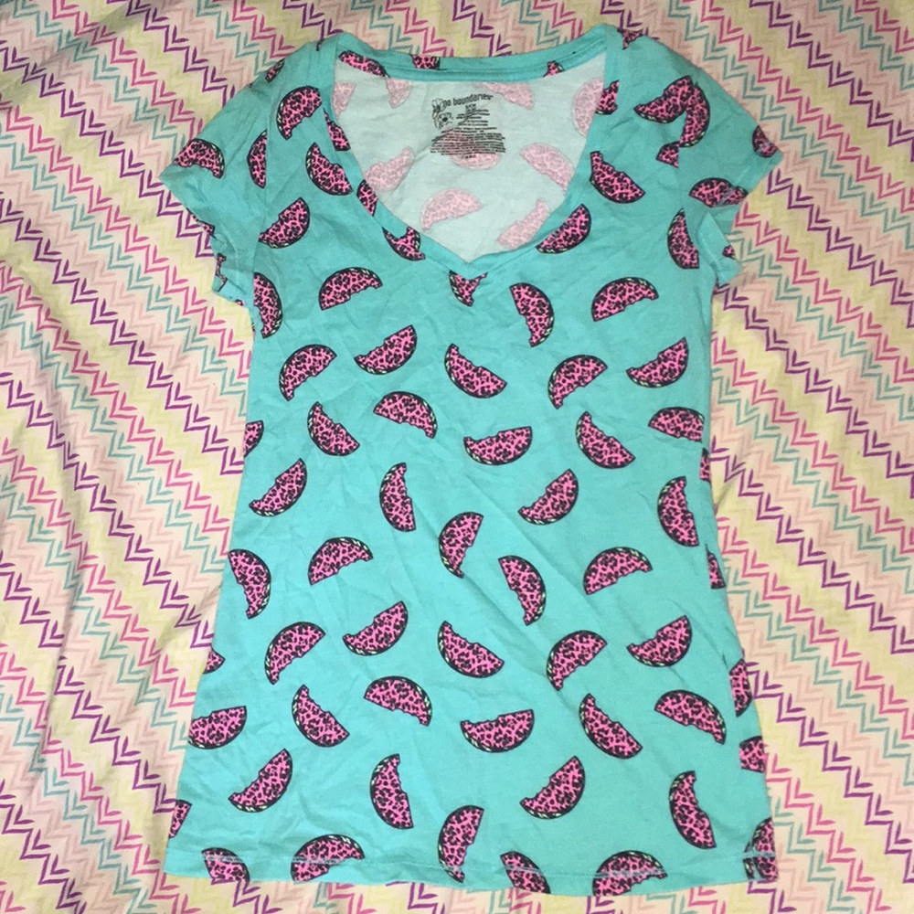 NO BO watermelon shirt